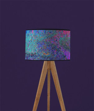 Abat-jour / Suspension art abstrait violet