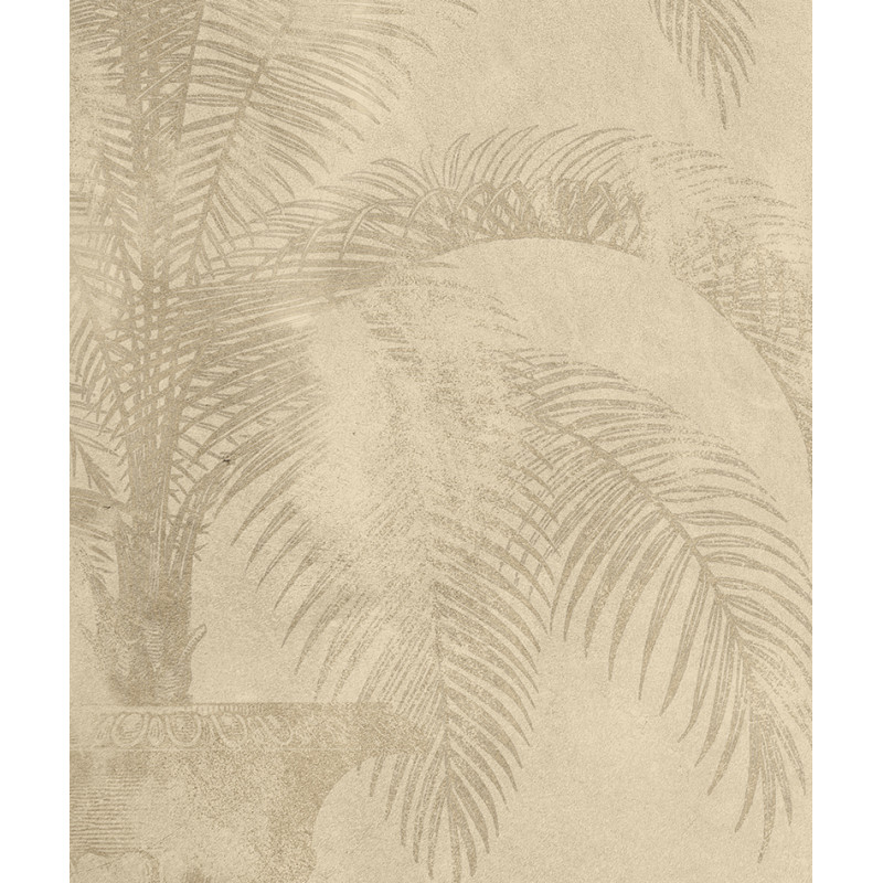 Zoom Papier peint fresque Palmiers vieillis