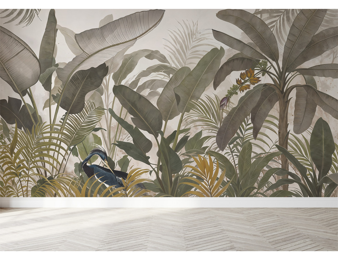 Papier peint jungle tropicale