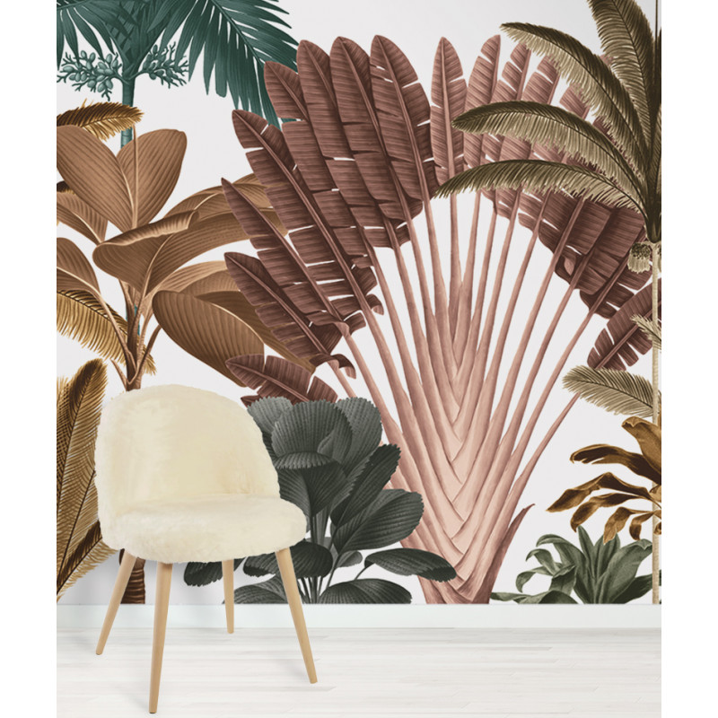 papier peint jungle tropicale color exemple