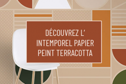 Découvrez le charme intemporel du papier peint terracotta